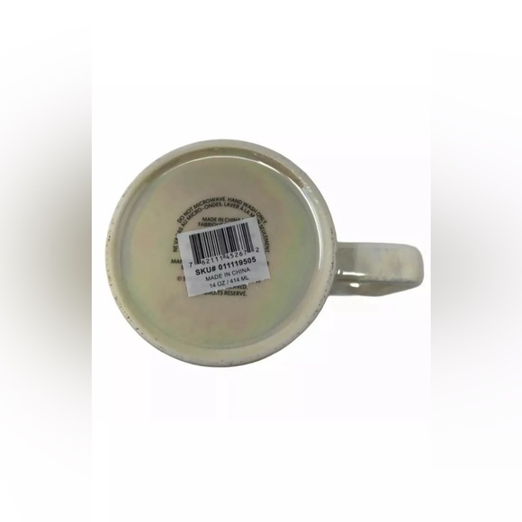 Starbucks 2020 Iridescent Opal Coffee Mug Cup Deer Rabbit Forest Winter 14oz - Picture 2 of 4